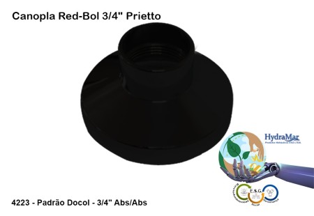 Canopla Red-Bol 3/4" Prietto - 4223 - Imagem 2