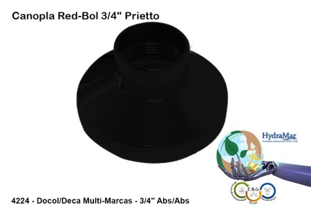 Canopla Red-Bol 3/4" Prietto - 4224 - Imagem 2
