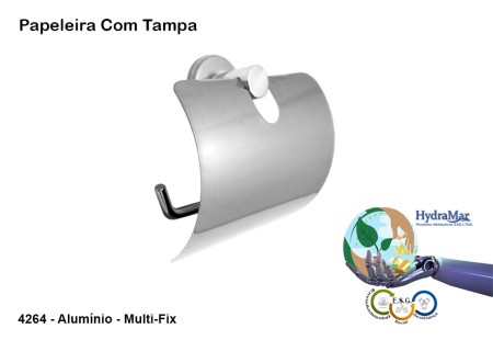 Papeleira Com Tampa - 4264 - Imagem 2