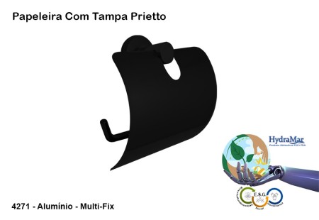 Papeleira Com Tampa Prietto - 4271 - Imagem 2