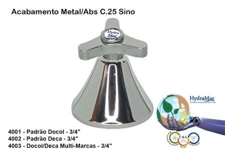 Acabamento C.25 Sino - 4001 4002 4003 - Imagem 2