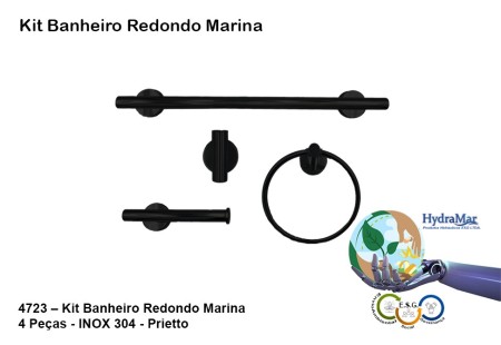 Kit Banheiro Redondo Marina Prietto - 4723 - Imagem 2