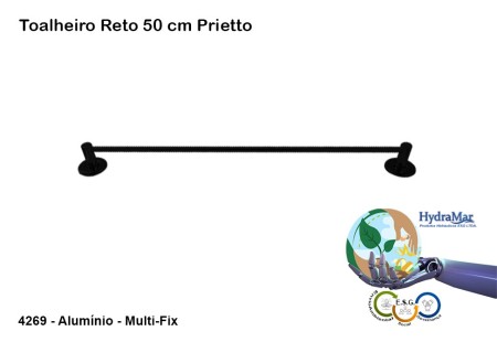 Toalheiro Reto Prietto - 4269 - Imagem 2