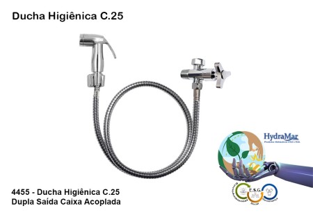 Ducha Higiênica C.25 Dupla Saída - 4455 - Imagem 2