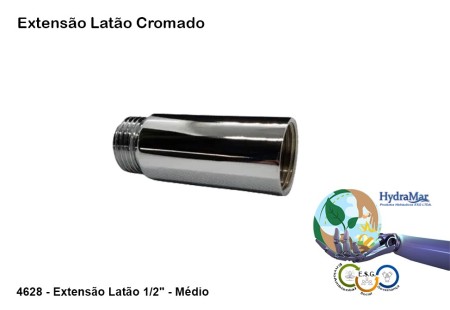 Extensão Latão Cromado - 4628 - Imagem 2