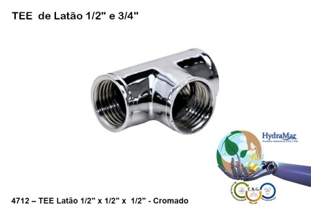 TEE de Latão - 4712 - Imagem 2