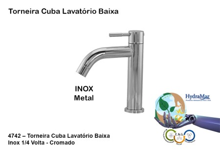 Torneira Cuba Lavatório Baixa - 4742 - Imagem 2