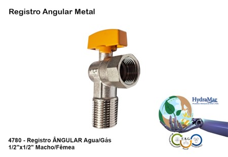 Registro Angular Metal - 4780 - Imagem 2