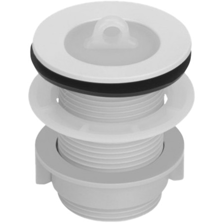 Válvula Escoamento Tanque ABS Branco - 4789