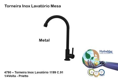 Torneira Inox Lavatório Mesa - 4790 - Imagem 2