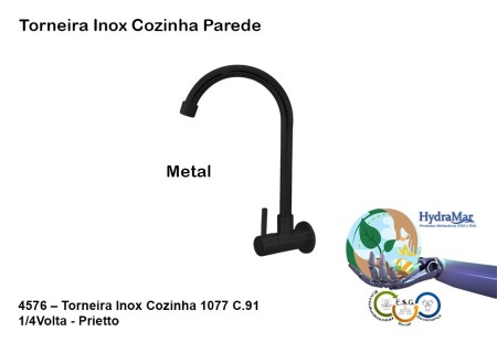 Torneira Inox Cozinha Parede - 4791 - Imagem 2