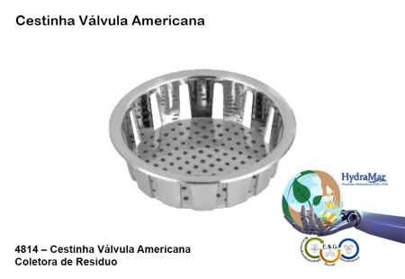 Cestinha Válvula Americana - 4814 - Imagem 2