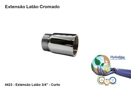 Extensão Latão Cromado - 4423 - Imagem 2