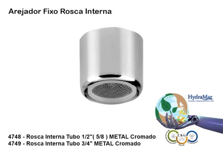 Arejador Fixo Rosca Interna - 4748 4749 - Imagem 2