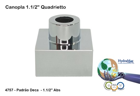 Canopla 1.1/2" Quadrietto - 4757 - Imagem 2