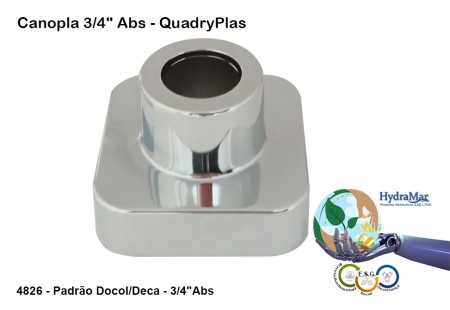 Canopla 3/4" Abs - QuadryPlas - 4826 - Imagem 2