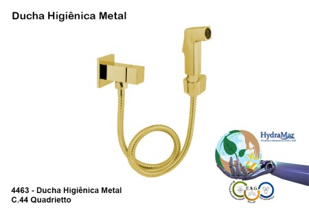 Ducha Higiênica C.44 Quadrietto Dourado - 4463 - Imagem 2