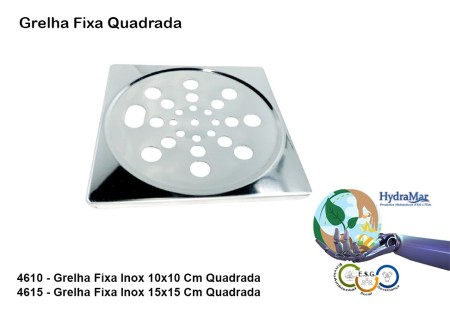 Grelhas Quadrada Fixa - 4610 4615 - Imagem 2
